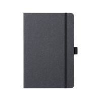 Блокнот А5 "Snow Hard" твердая обложка, 80 листов 70 гр/м2, черный