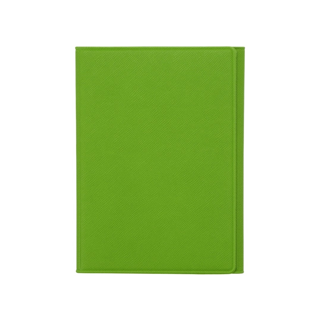 Обложка на магнитах для автодокументов и паспорта "Favor" зеленое яблоко/серая