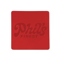 ПАТЧ КВАДРАТ soft-touch (красный) 5,5 х 5,5 см