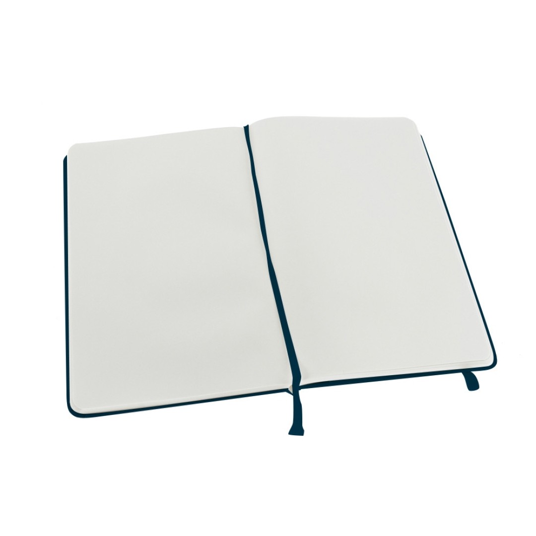 Записная книжка Moleskine Classic (нелинованный) в твердой обложке, Large (13х21см), голубой сапфир