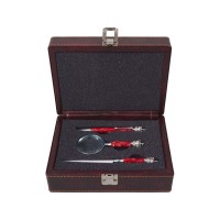 Набор «Принц Уэльский» : ручка шариковая, лупа, нож для бумаг