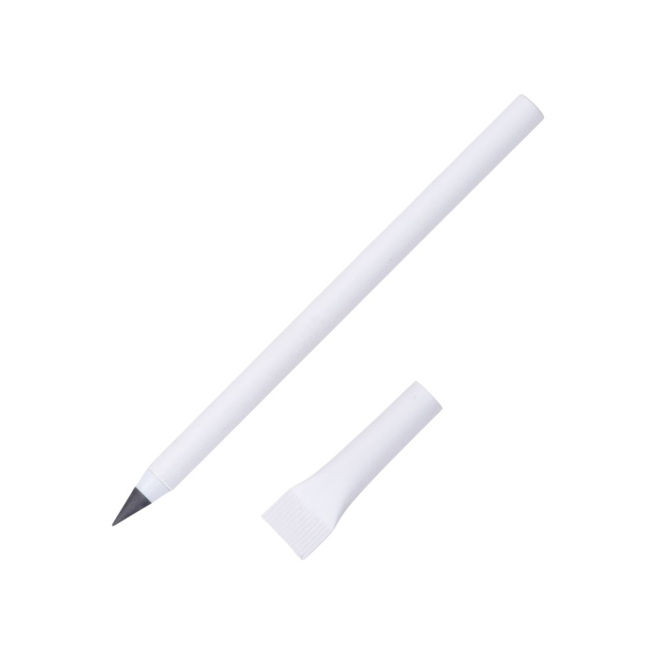Вечный карандаш из переработанной бумаги "Recycled pencil", белый