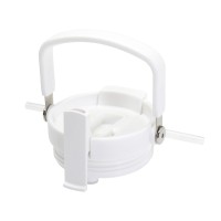 Термостакан Bronx объемом 900 мл из меди и переработанной нержавеющей стали, сертифицированной по стандарту RCS, с вакуумной изоляцией и крышкой с двойной функцией - Белый