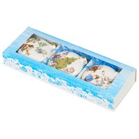 Набор новогодних игрушек, 3 шт