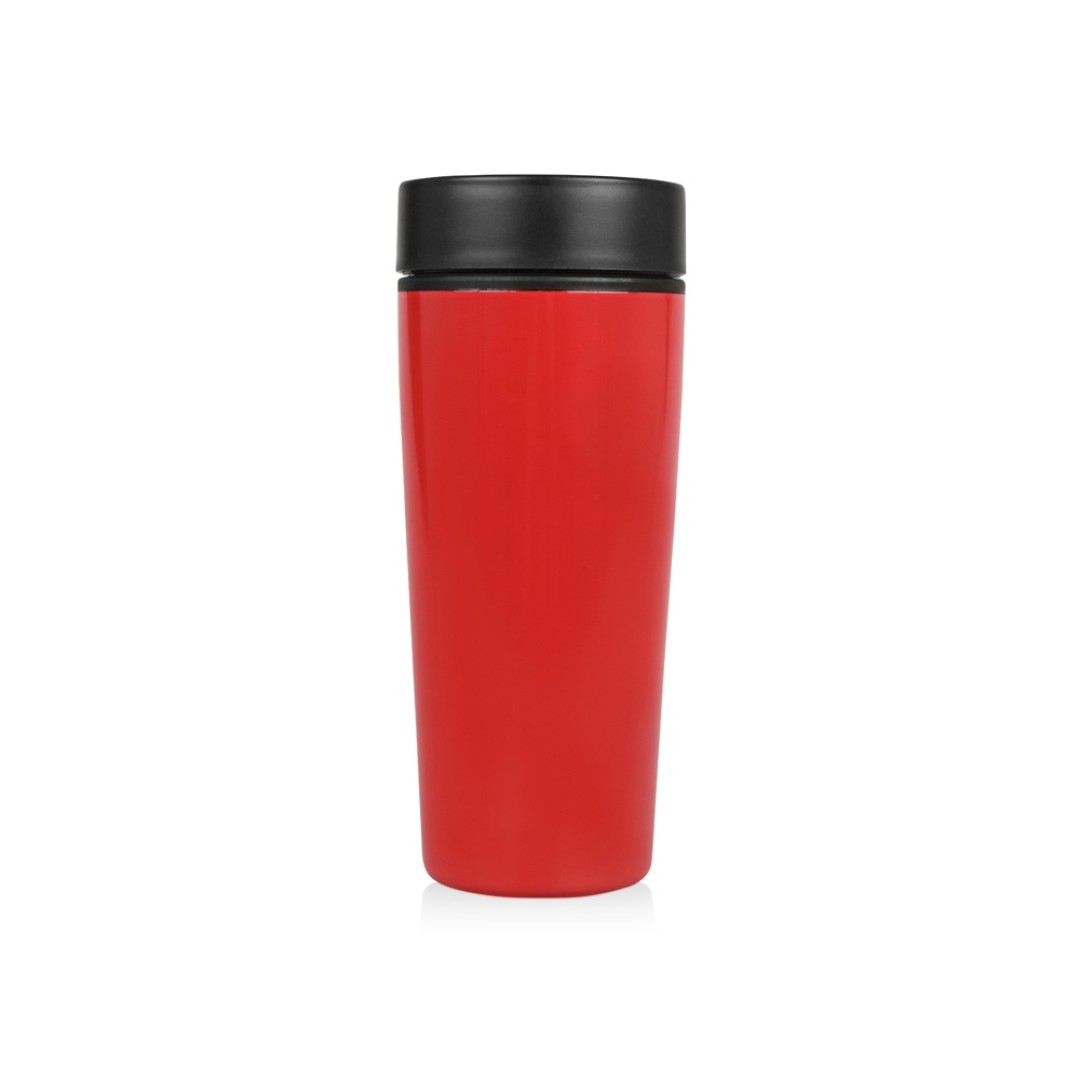 Кружка с термоизоляцией на 450 мл, красный