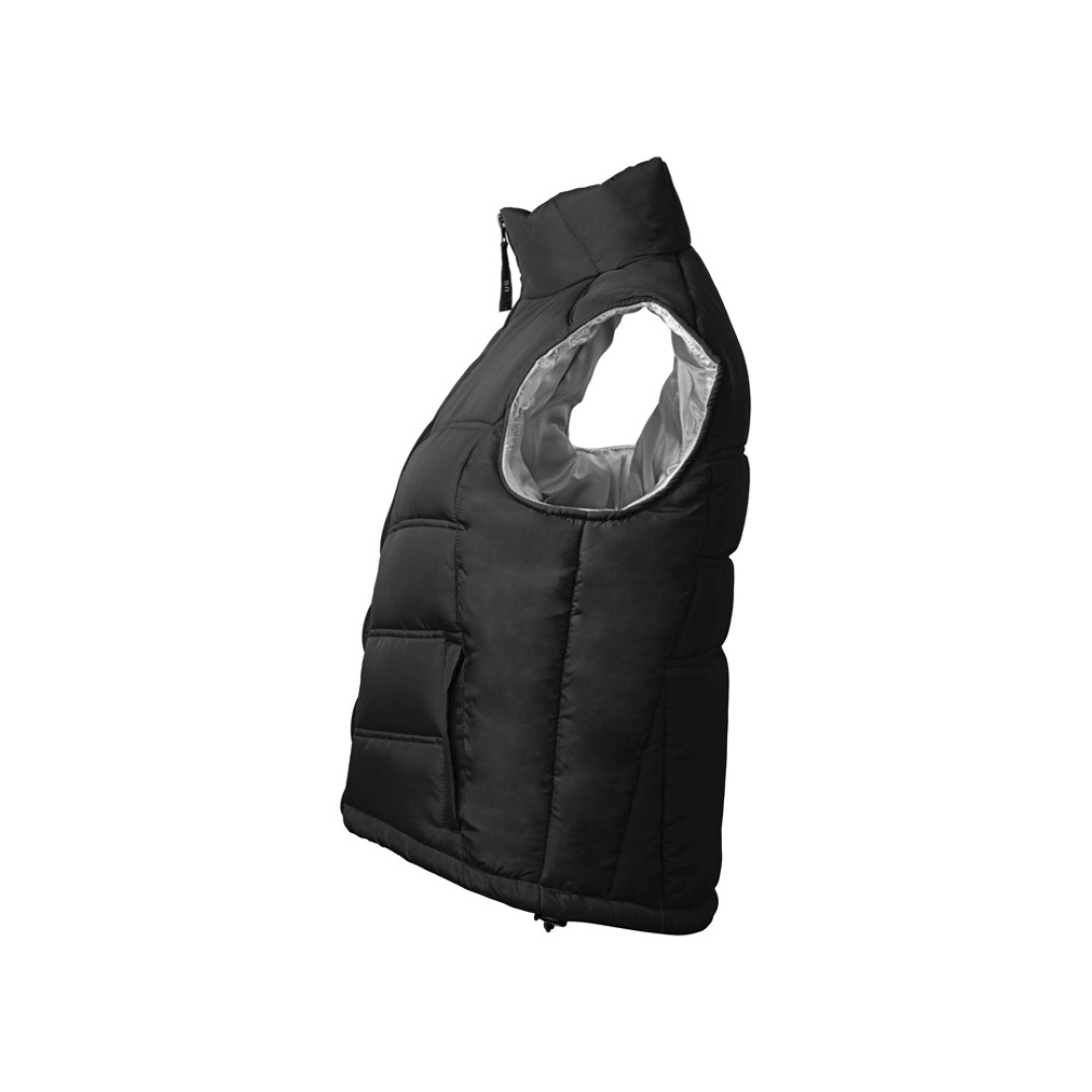 Жилет "Vigour" женский, черный/стальной