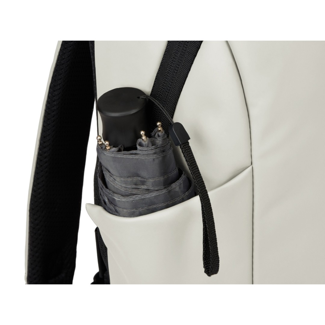 Рюкзак Sofit для ноутбука из экокожи, молочный (Р)