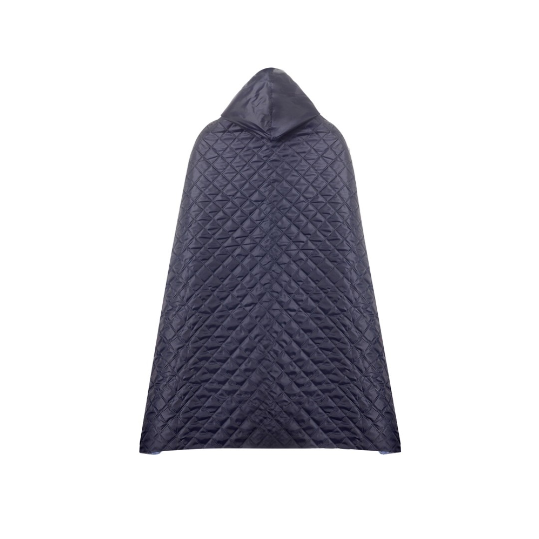 Пончо Cappy с капюшоном на липучке в мешке, темно-синий