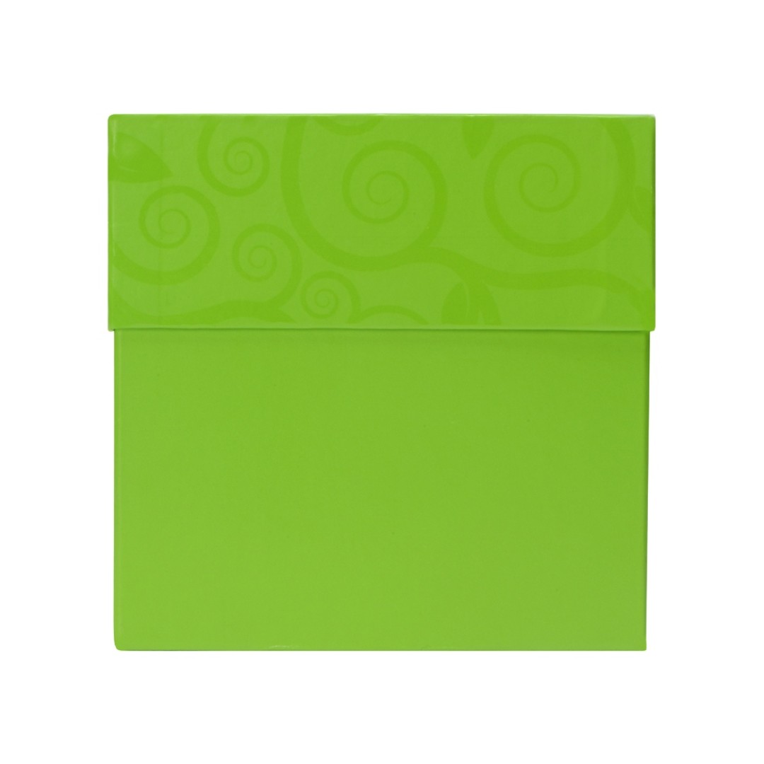 Подарочная коробка "Древо жизни", зеленое яблоко