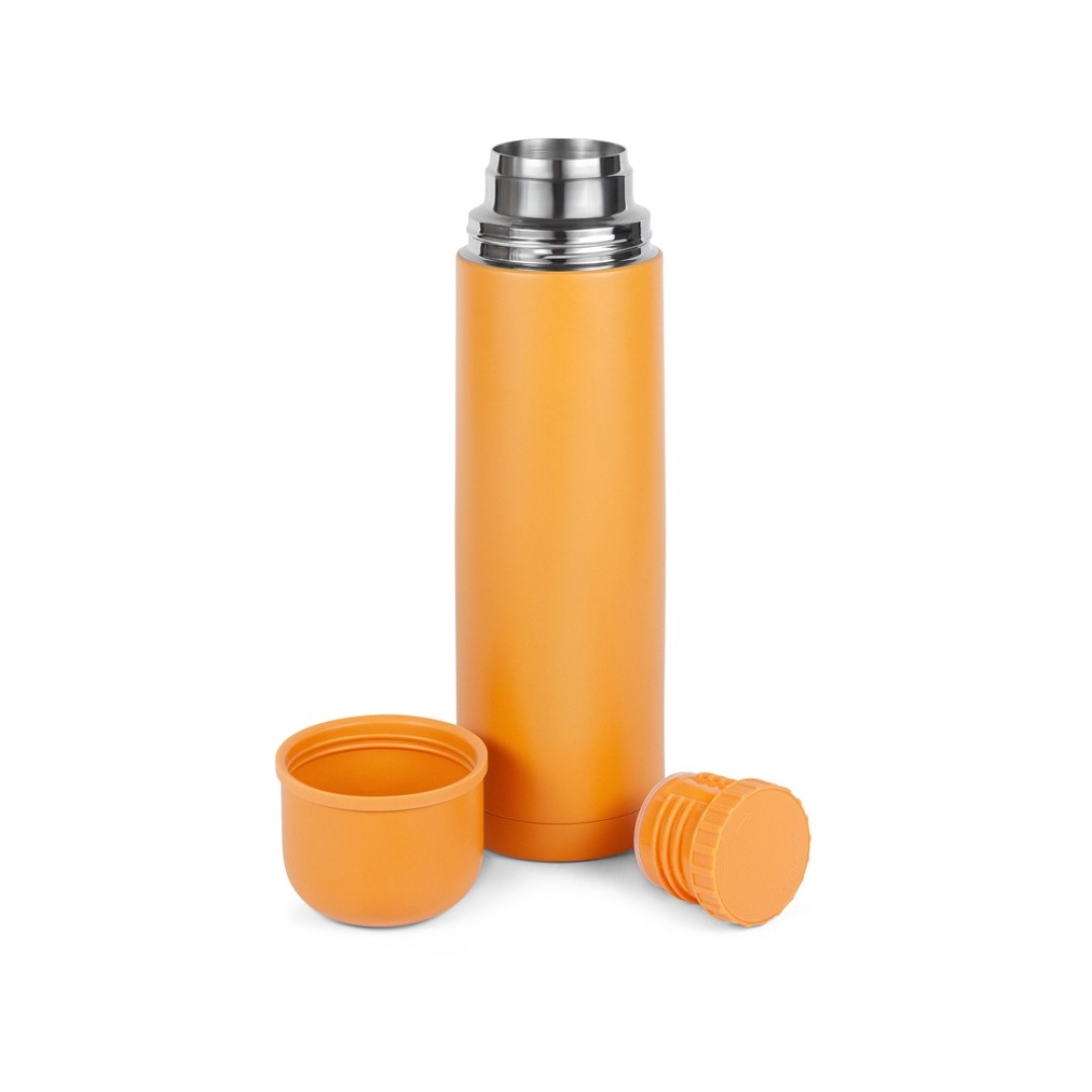 Термос Relaxika 101 (1 литр), желтый (без лого)