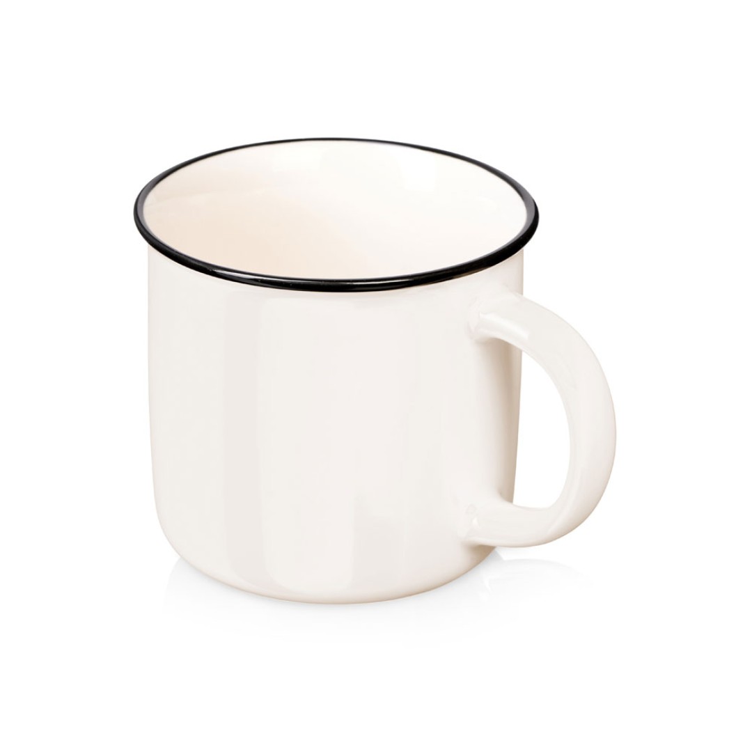 Кружка с каймой "Countryside M", белый 410ml