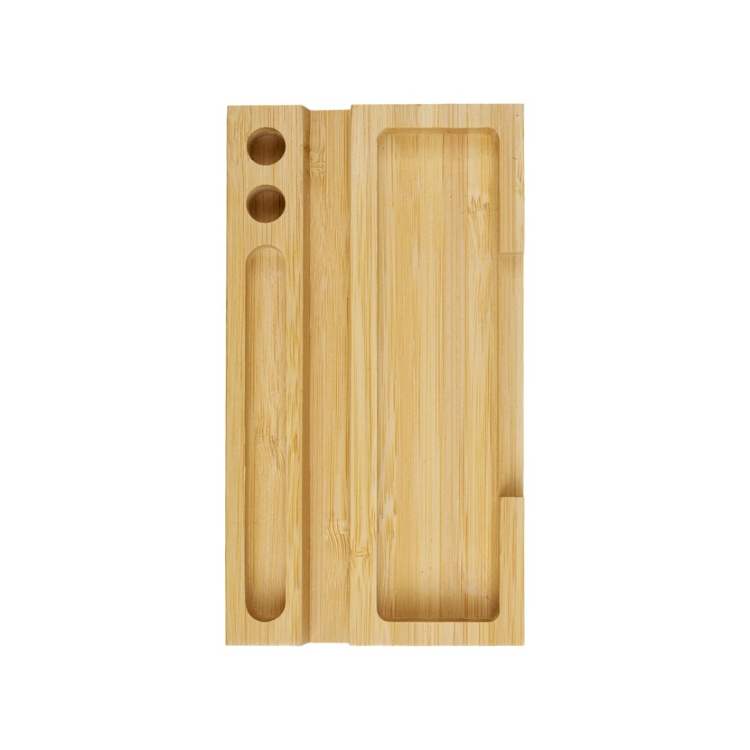 Настольный органайзер с вечным календарем и подставкой для телефона "Akira", натуральный