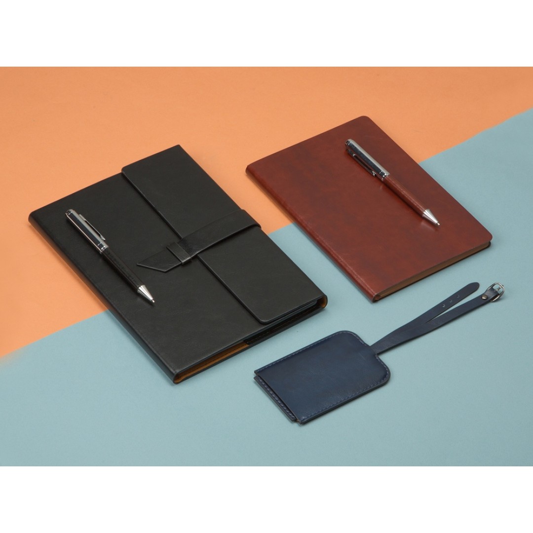 Блокнот А5 «Fabrizio», 80 листов, цветной срез, черный