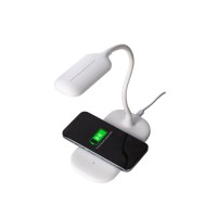 Настольный светильник с беспроводной зарядкой "Nimble", 10 Вт