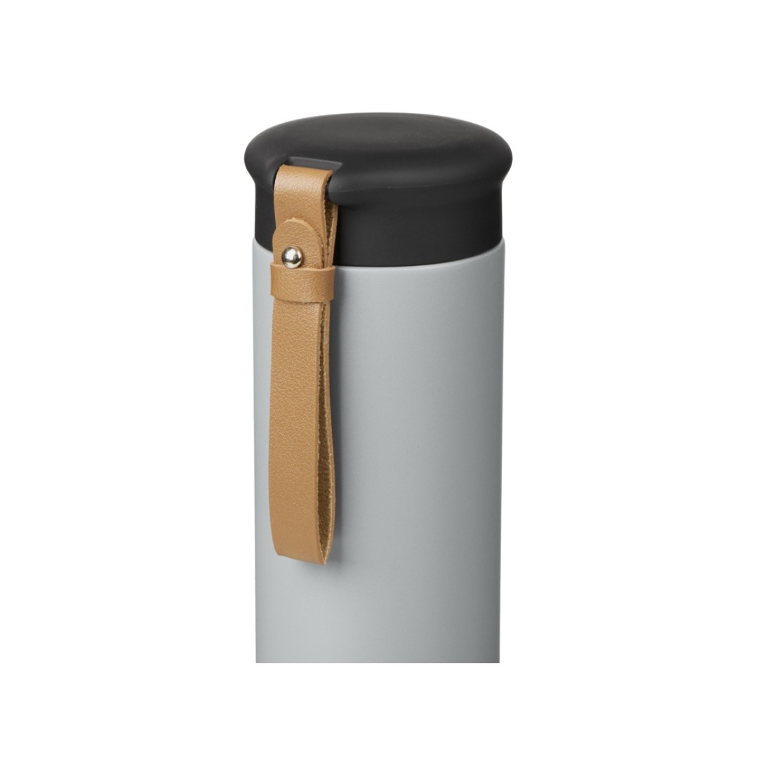 Вакуумный термос «Engage», 450 мл, тубус, средне-серый