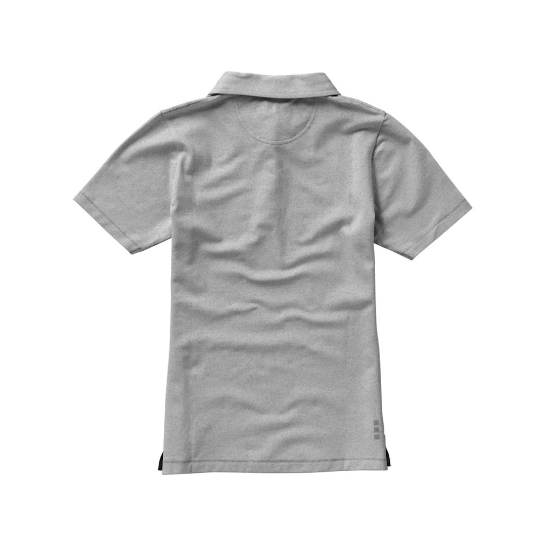 Рубашка поло "Markham" женская, серый меланж/антрацит