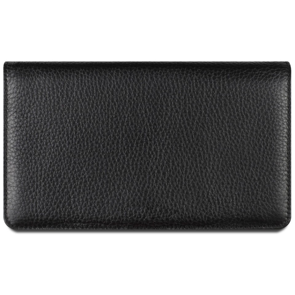 Кошелёк женский BUGATTI Lady Top, чёрный, натуральная воловья кожа, 19,5х2х11,2 см