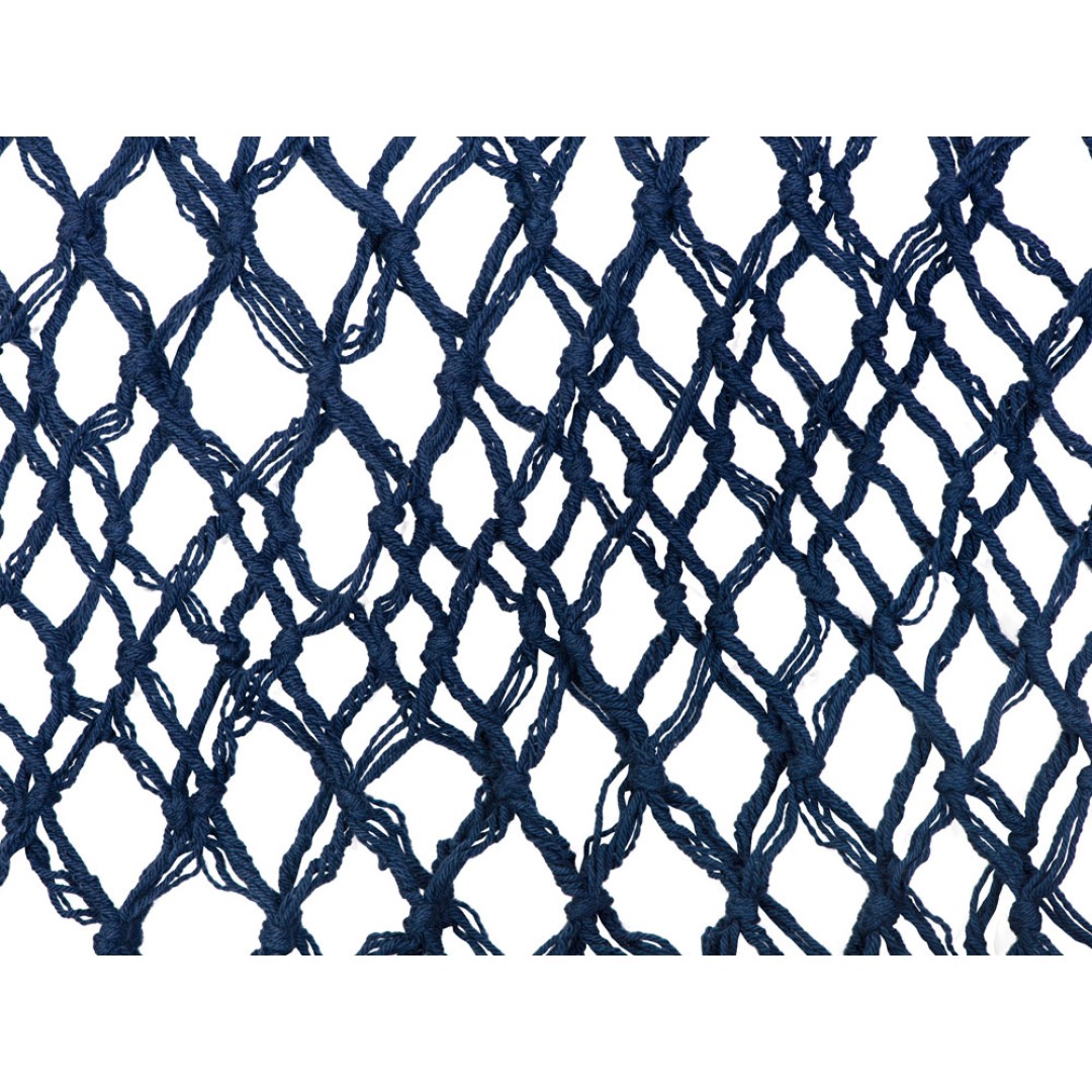 Авоська Dream М "old style" 15 литров с кожаными ручками, темно-синий