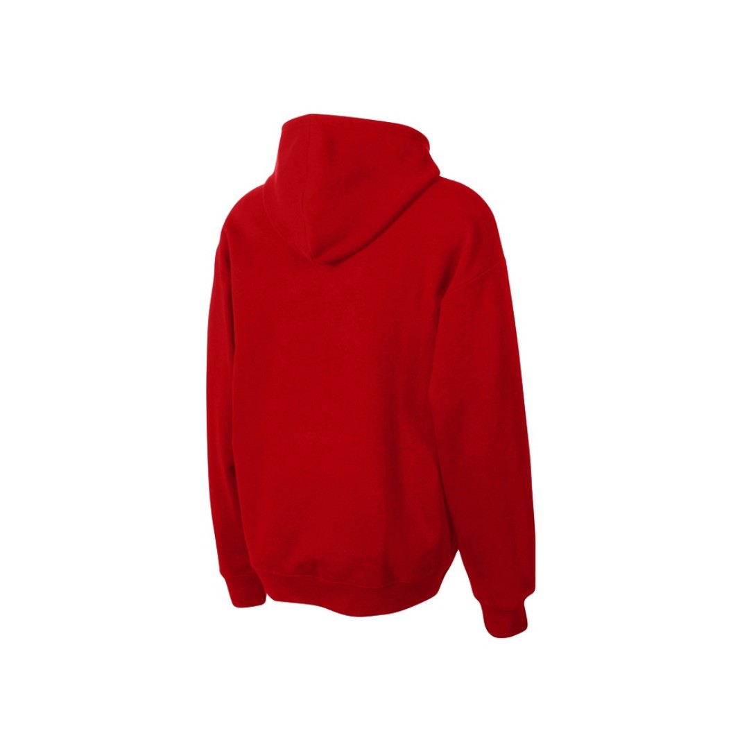 Толстовка с капюшоном оверсайз «Berlin» унисекс, красный
