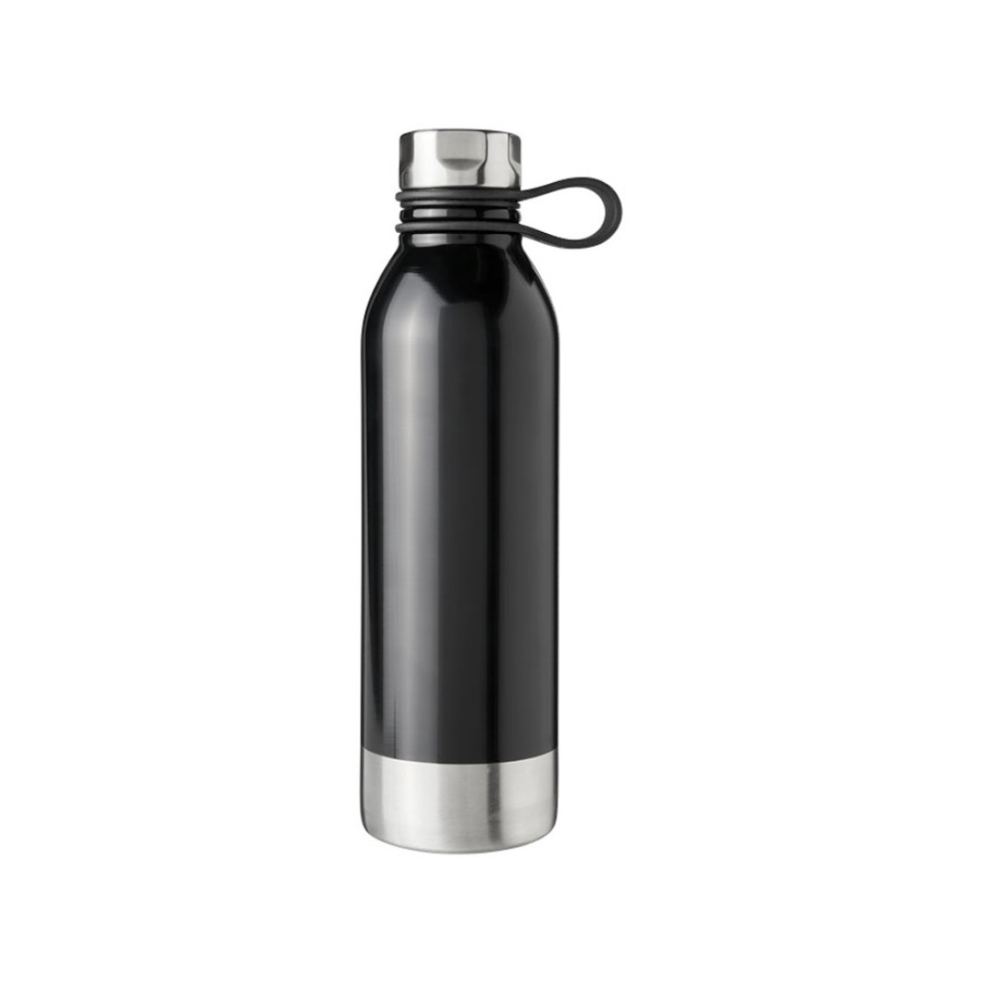 Спортивная бутылка из нержавеющей стали Perth объемом 740 мл, черный