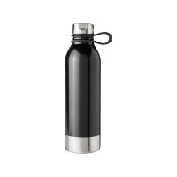 Спортивная бутылка из нержавеющей стали Perth объемом 740 мл, черный