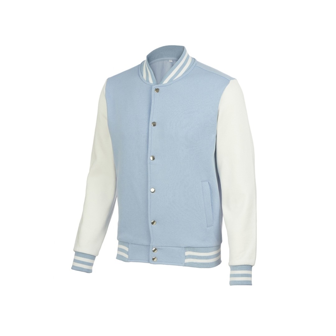 Бомбер «Oxford», небесно-голубой/молочный, унисекс