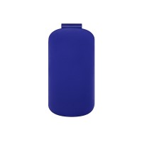 Портативное зарядное устройство "Pin" на 4000 mAh с большой площадью нанесения и клипом для крепления к одежде или сумке, синий