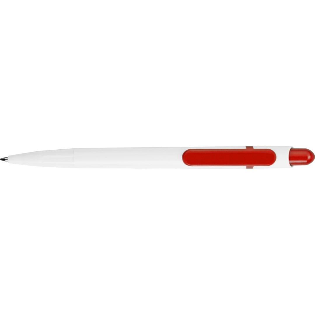Ручка шариковая "Этюд", белый/красный