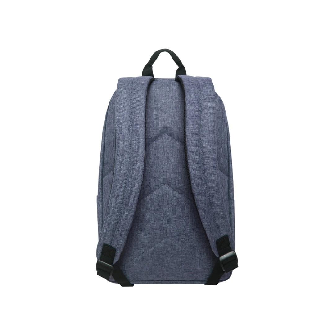 Рюкзак TORBER GRAFFI, серый с карманом черного цвета, полиэстер меланж, 42 х 29 x 19 см