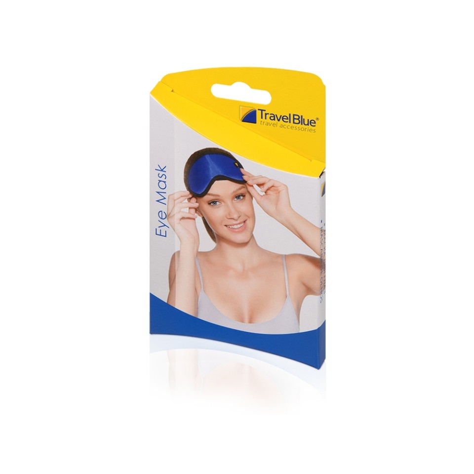 Повязка для глаз Travel Blue Eye Mask, синий/черный