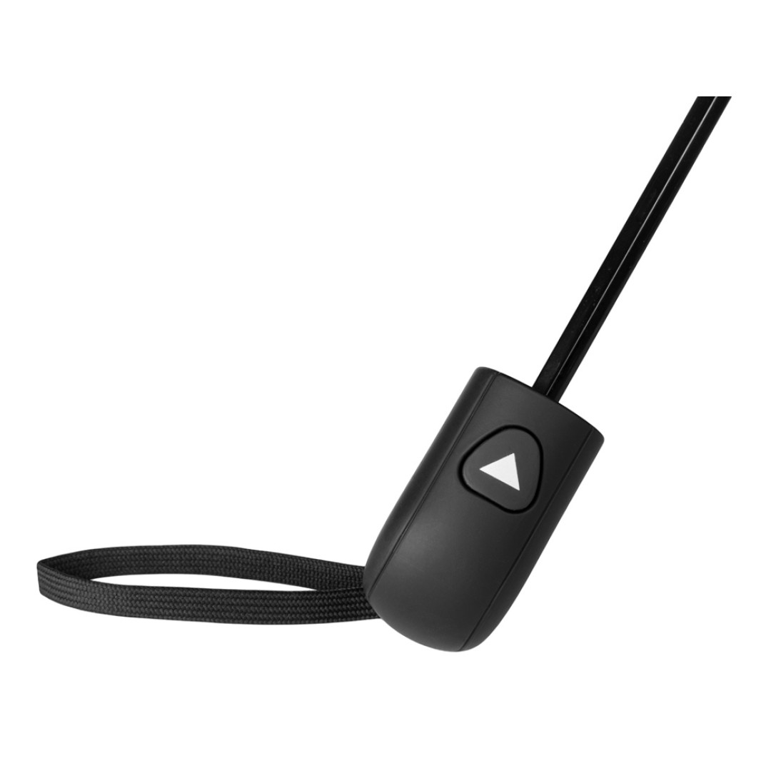 Зонт-полуавтомат Roof с куполом из переработанного пластика, антрацит 2165C