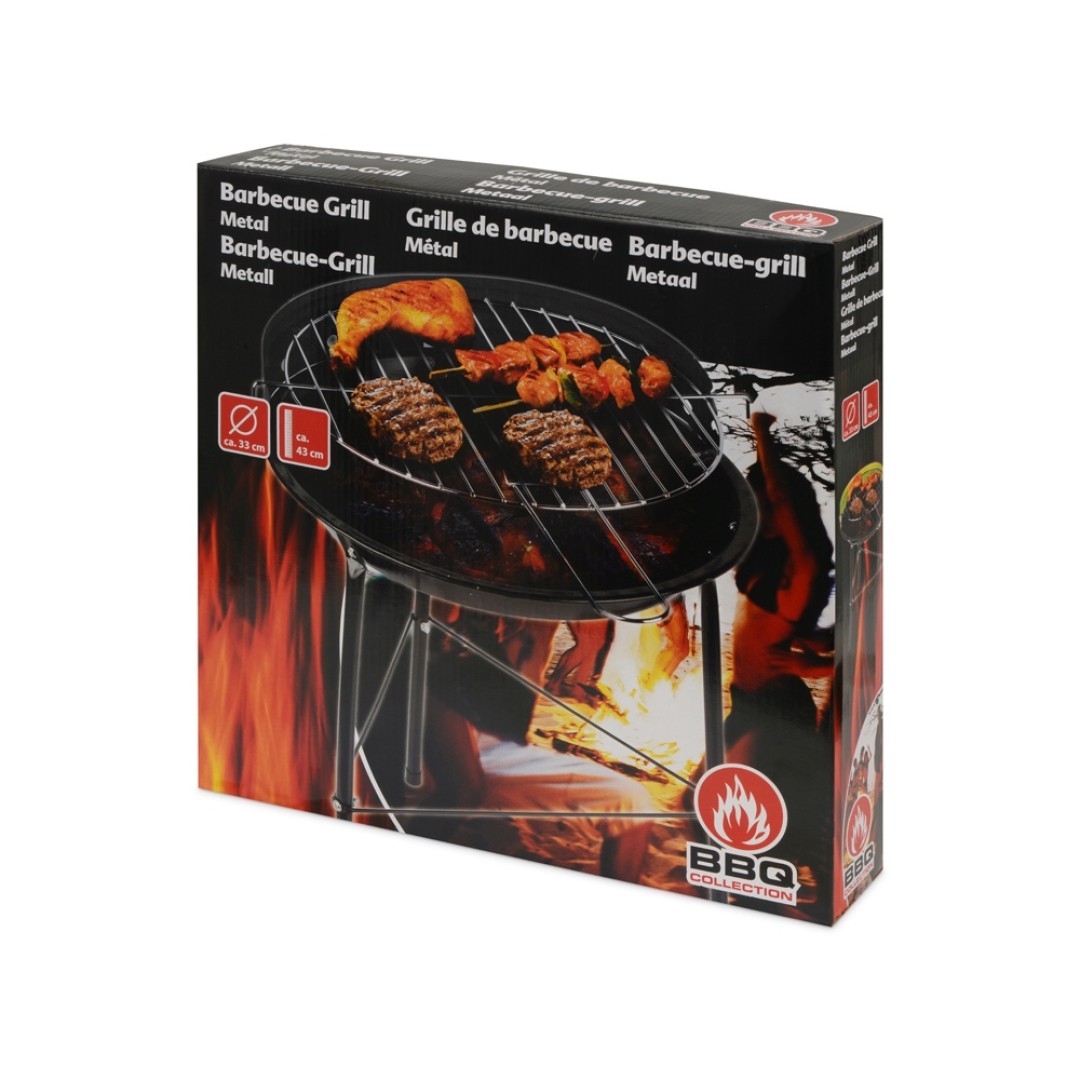 Угольный гриль на ножках «Picnic», черный