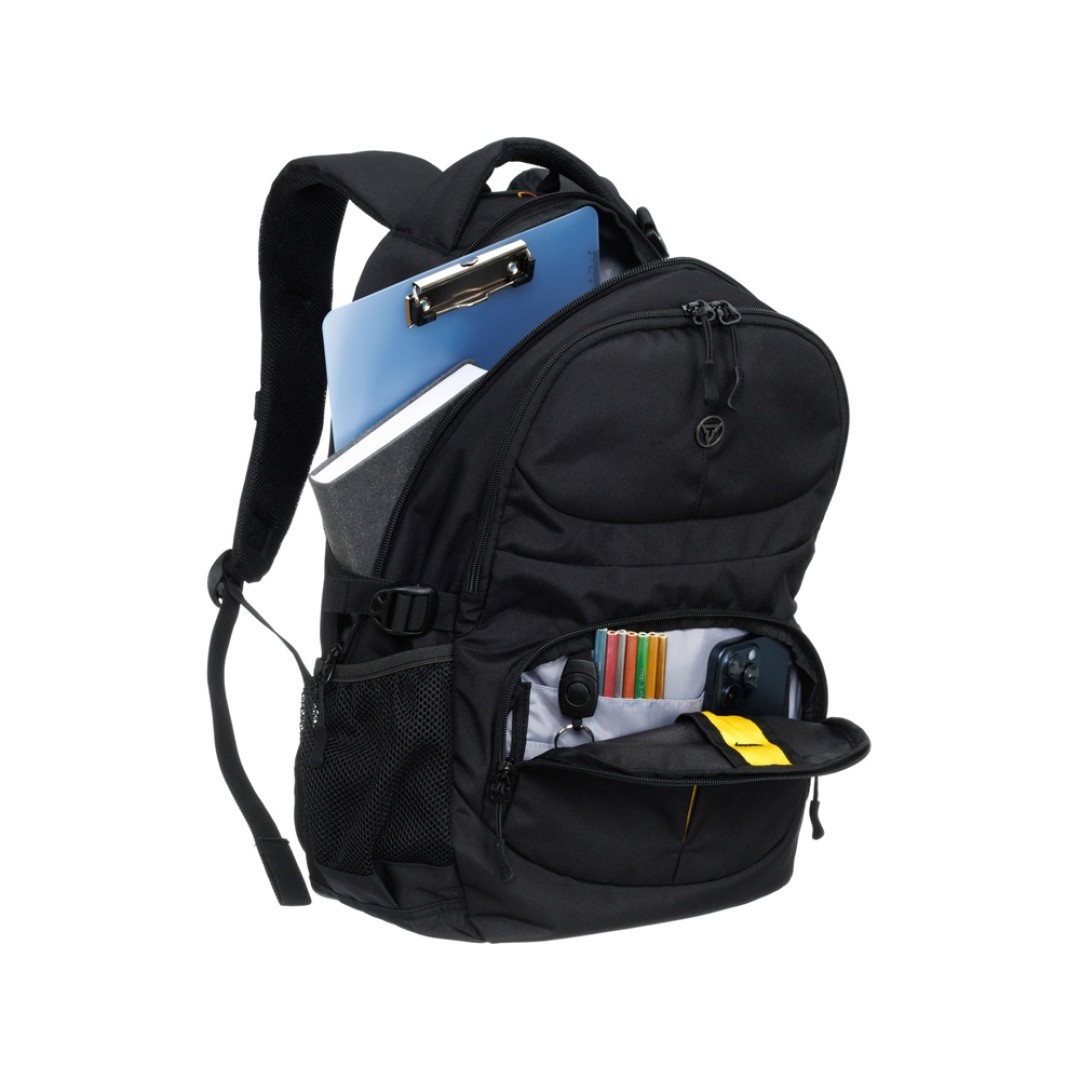 Рюкзак TORBER ROCKIT, чёрный, полиэстер, 33х15х45 см, 22 л