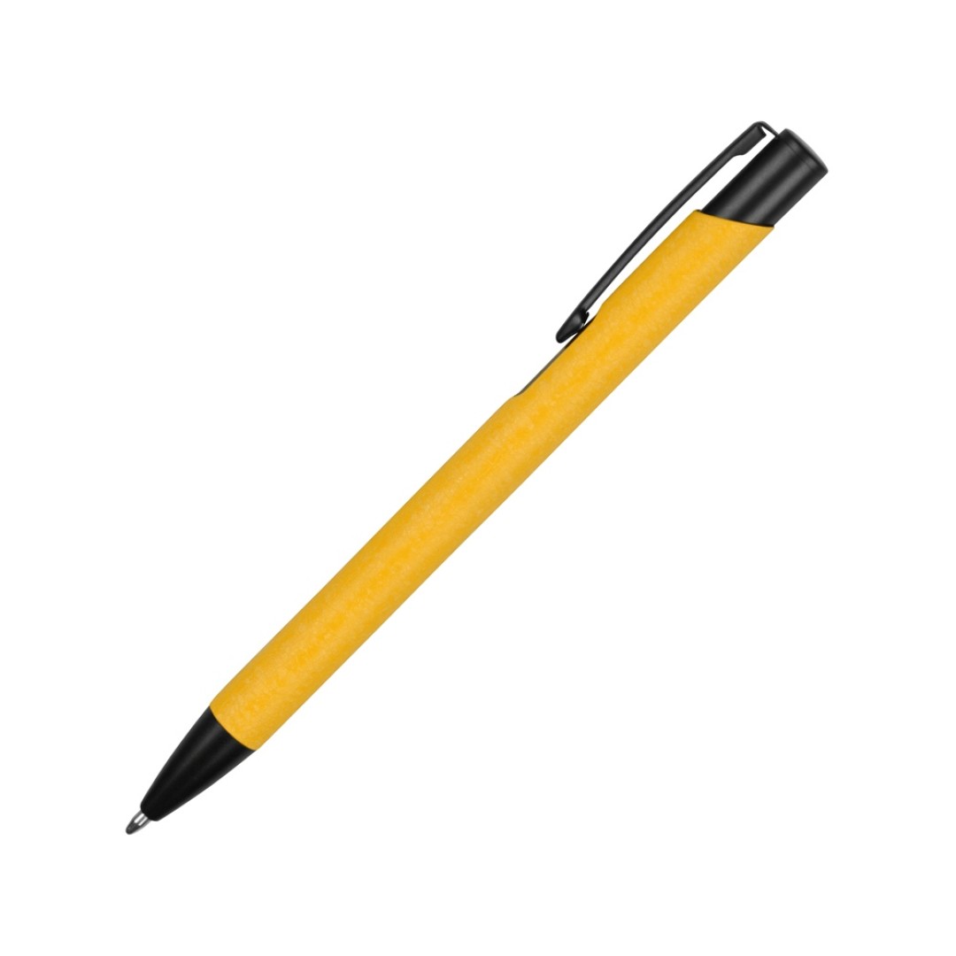 Ручка металлическая шариковая «Crepa», желтый/черный