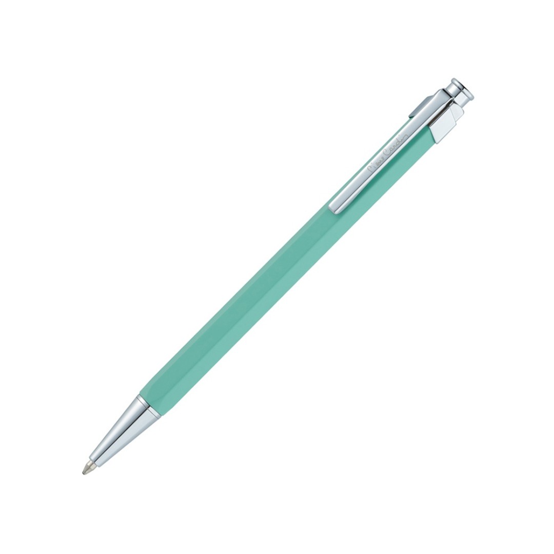 Ручка шариковая Pierre Cardin PRIZMA. Цвет - светло-зеленый. Упаковка Е