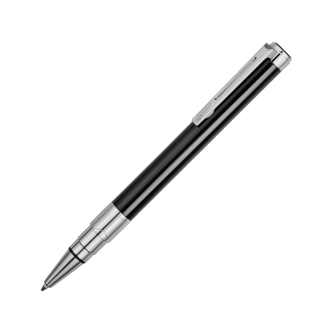 Ручка шариковая Waterman «Perspective Black CT M», черный/серебристый