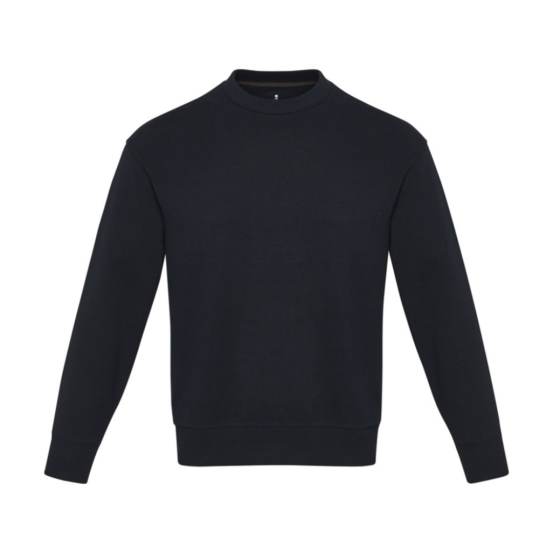 Jet унисекс Aware™ свитер с круглым вырезом из переработанных материалов - Темно - синий