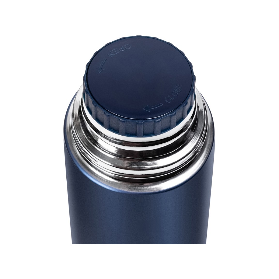 Термос Relaxika 101 (0,75 литра), темно-синий (без лого)