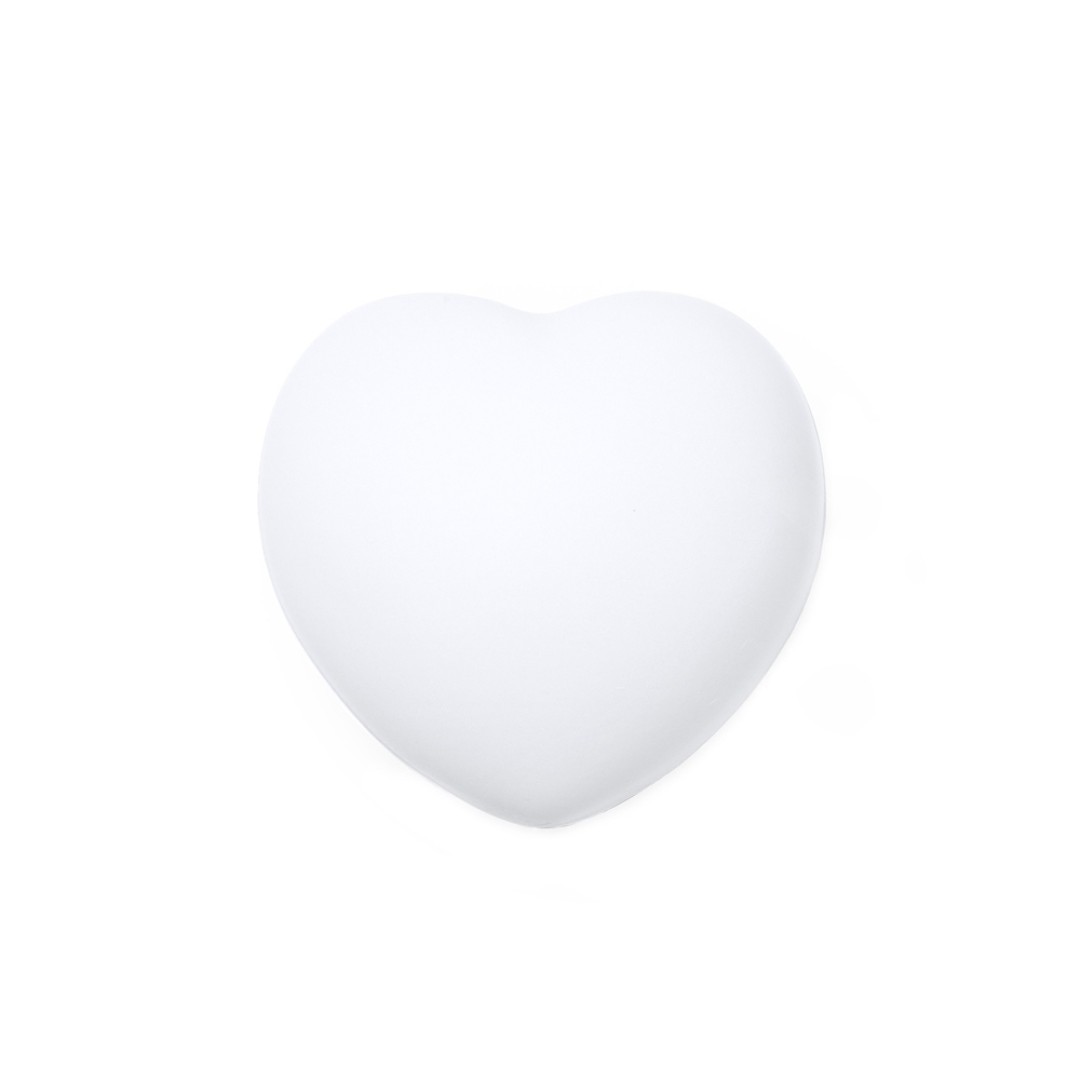 Антистресс BIKU в форме сердца, белый