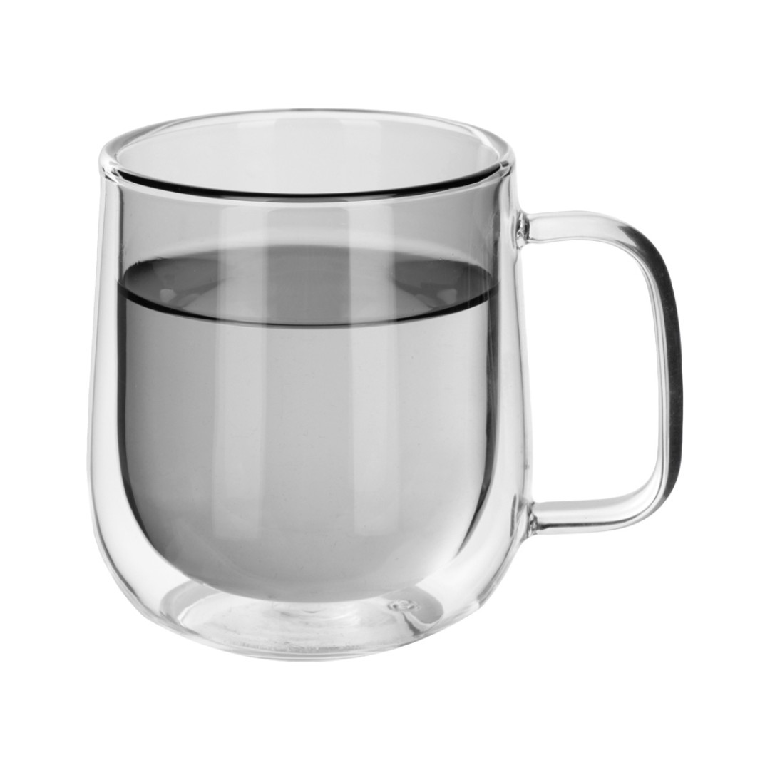 Цветная кружка Ubud с двойными стенками, черный