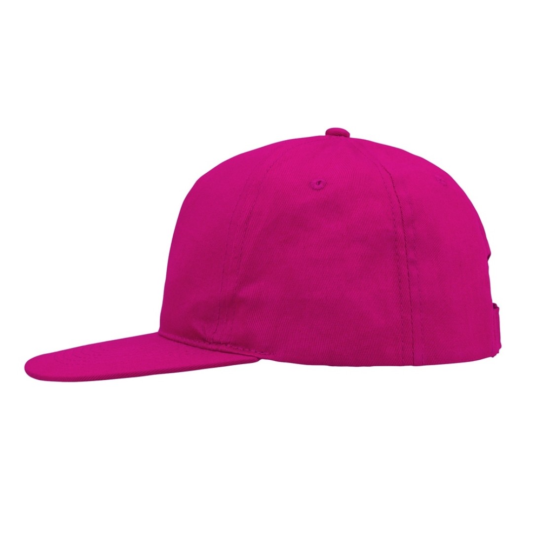 Бейсболка "Poly" 5-ти панельная 120гр, фуксия