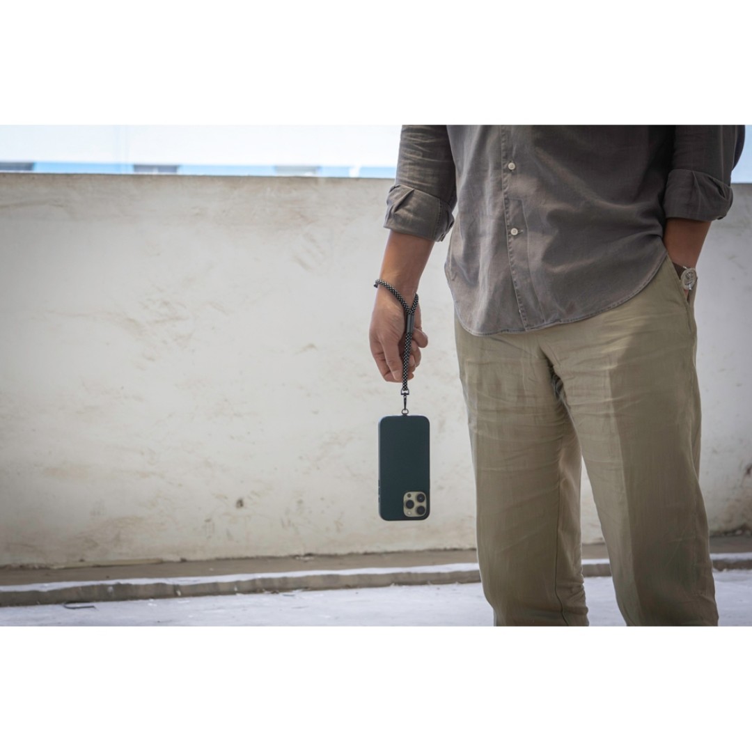 Ремешок-держатель для телефона на запястье «Lany Wristband Eco», серый