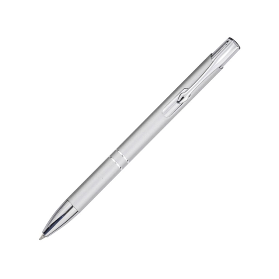 Шариковая ручка Moneta из переработанного алюминия - Серебряный