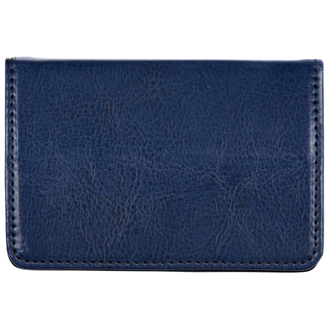 Визитница "Намибия", синий/серебристый