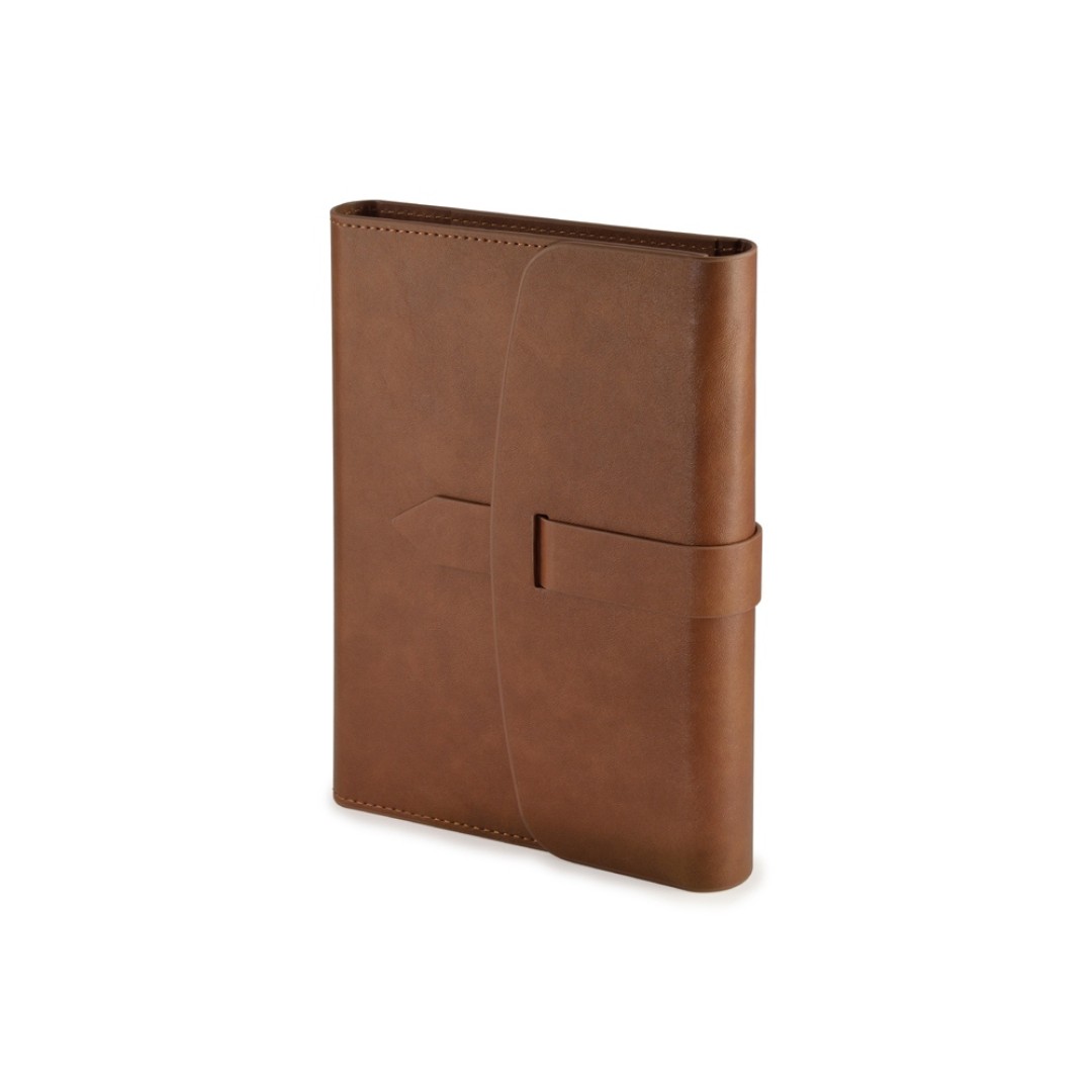 Ежедневник недатированный А5 "Senate" с магнитным клапаном, коричневый