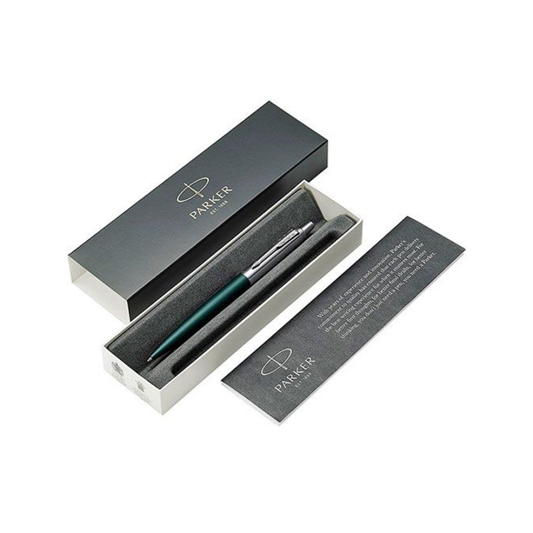 Шариковая ручка Parker Jotter XL, Green CT, стержень: M