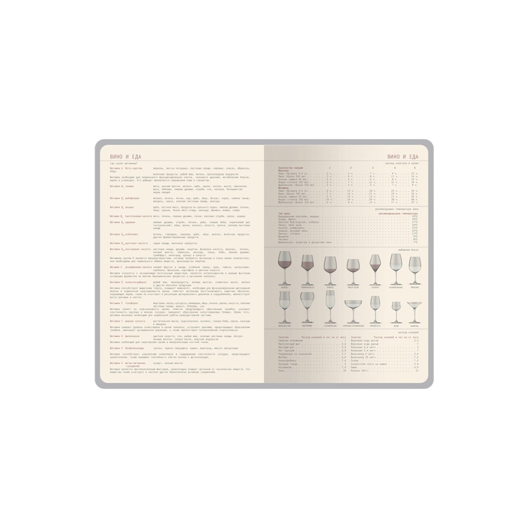 Ежедневник недатированный А5  "La Manche", темно-синий