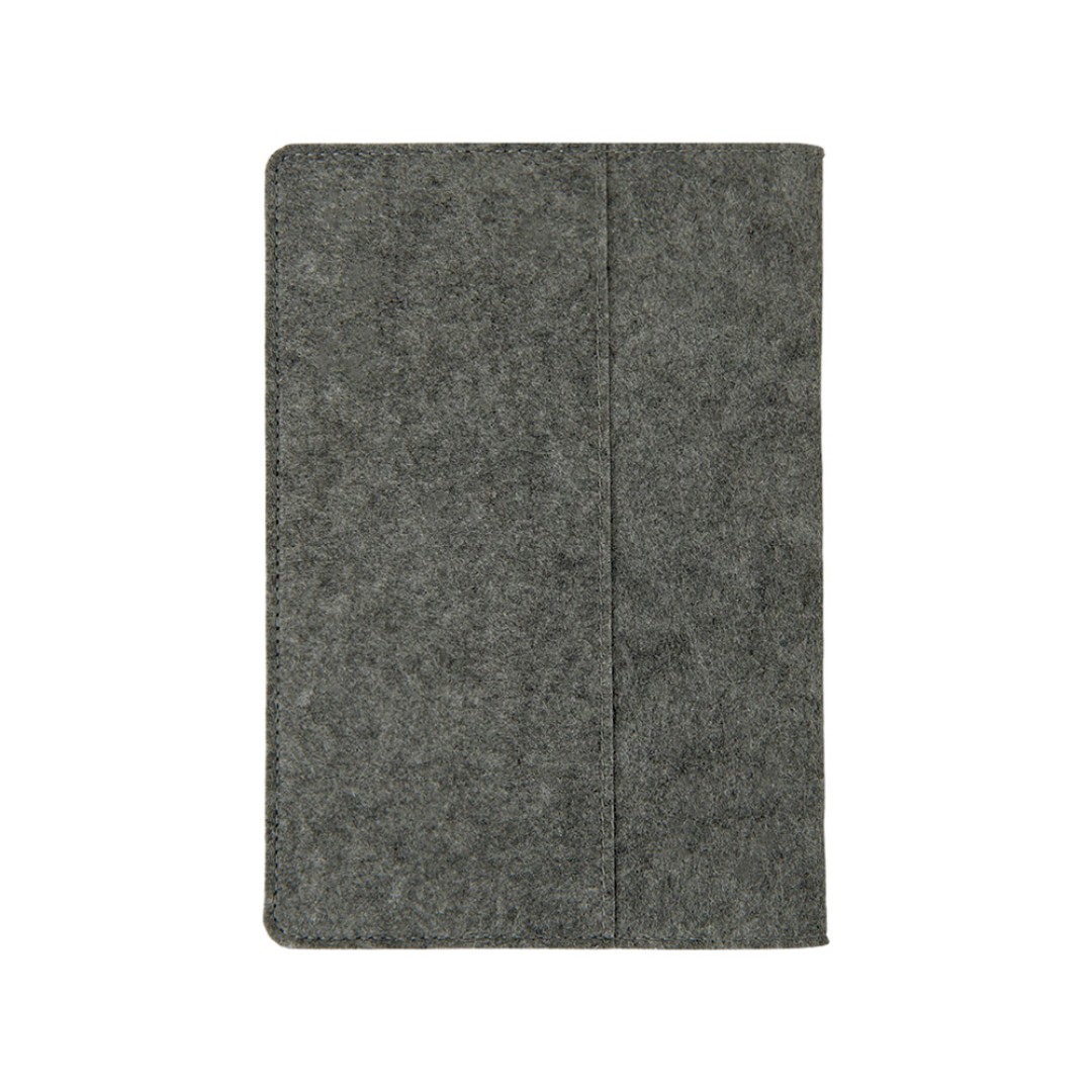 Двустороннее портфолио из рпет-фетра и искусственной кожи "Felt", серый
