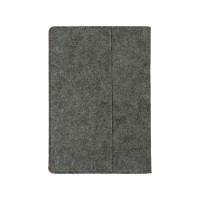 Двустороннее портфолио из рпет-фетра и искусственной кожи "Felt", серый