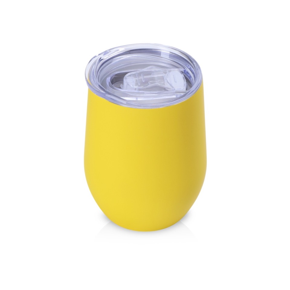 Термокружка "Vacuum mug C1", soft touch, 370мл, желтый